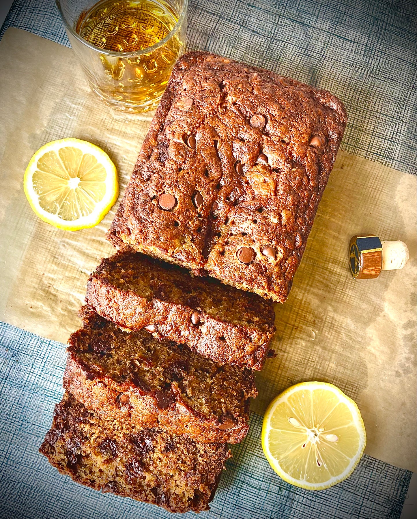 Chocolate Chip Bourbon Banana Bread