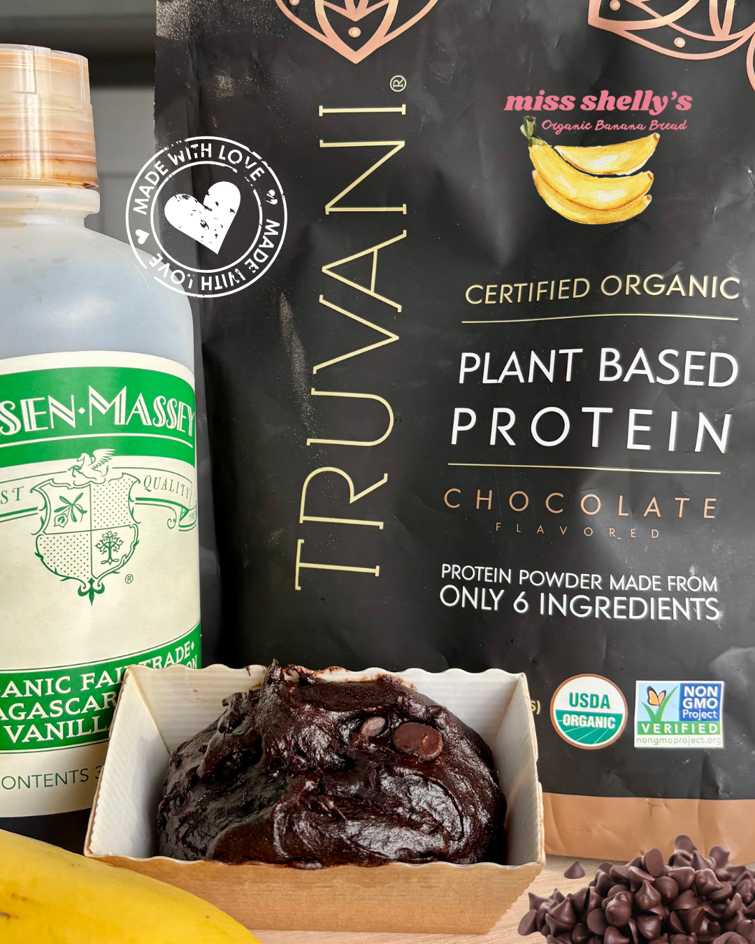 Organic 11g Protein Banana - Double Chocolate