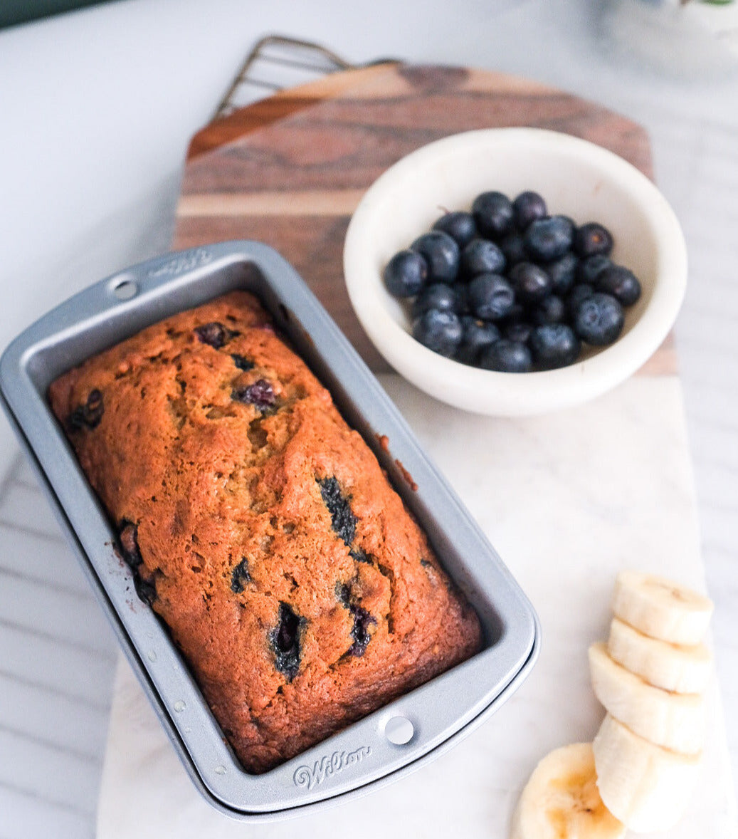 Organic Blueberry Banana Bread – Miss Shelly's Baking