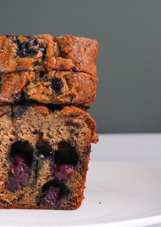 Organic Blueberry Banana Bread