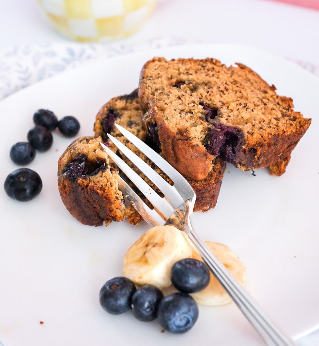 Organic Blueberry Banana Bread